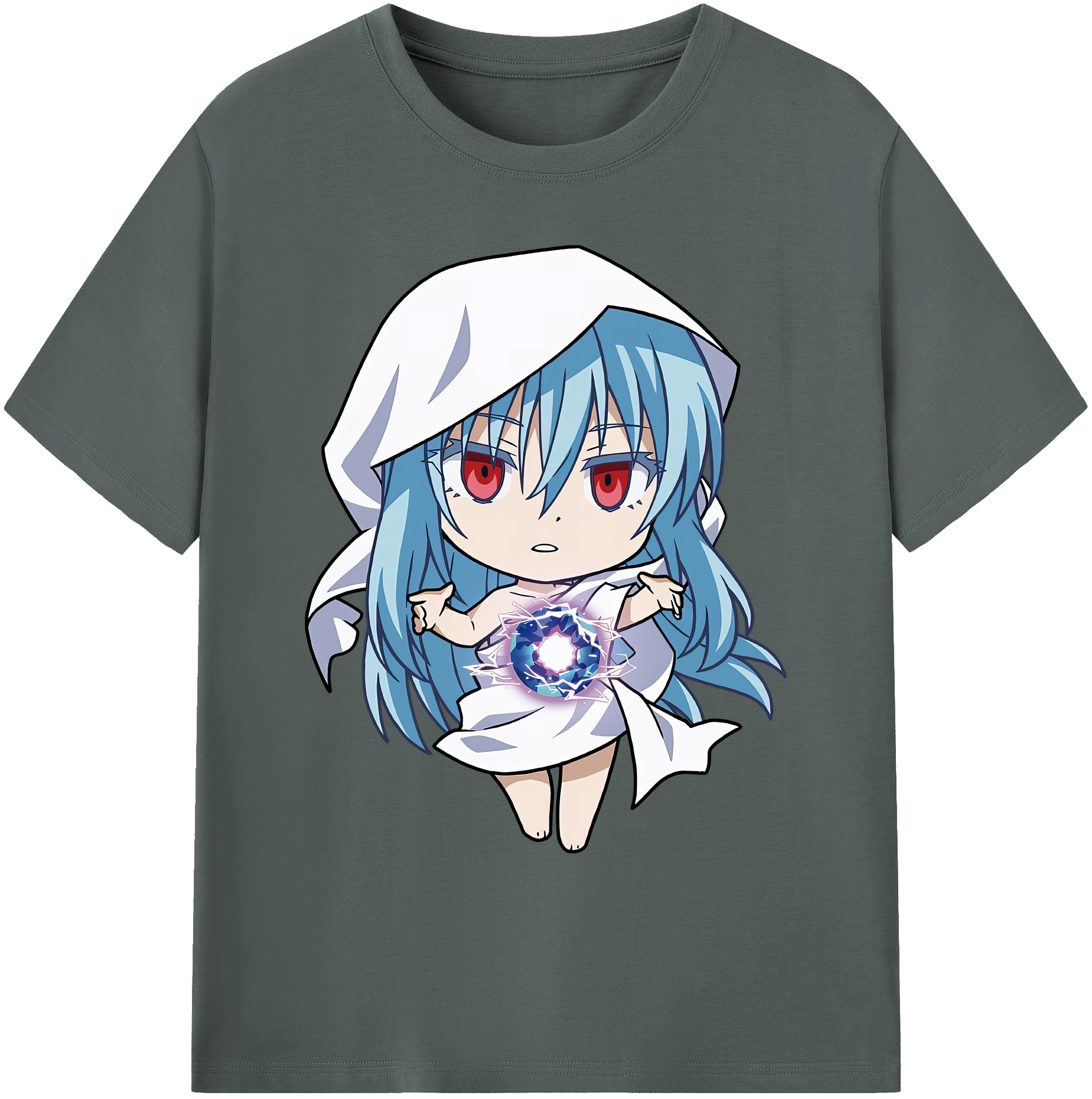 （画像用） 転スラ Regarding Reincarnated to Slime 綿100％ メンズ半袖Tシャツ｜肌触りやわらか＆通気性